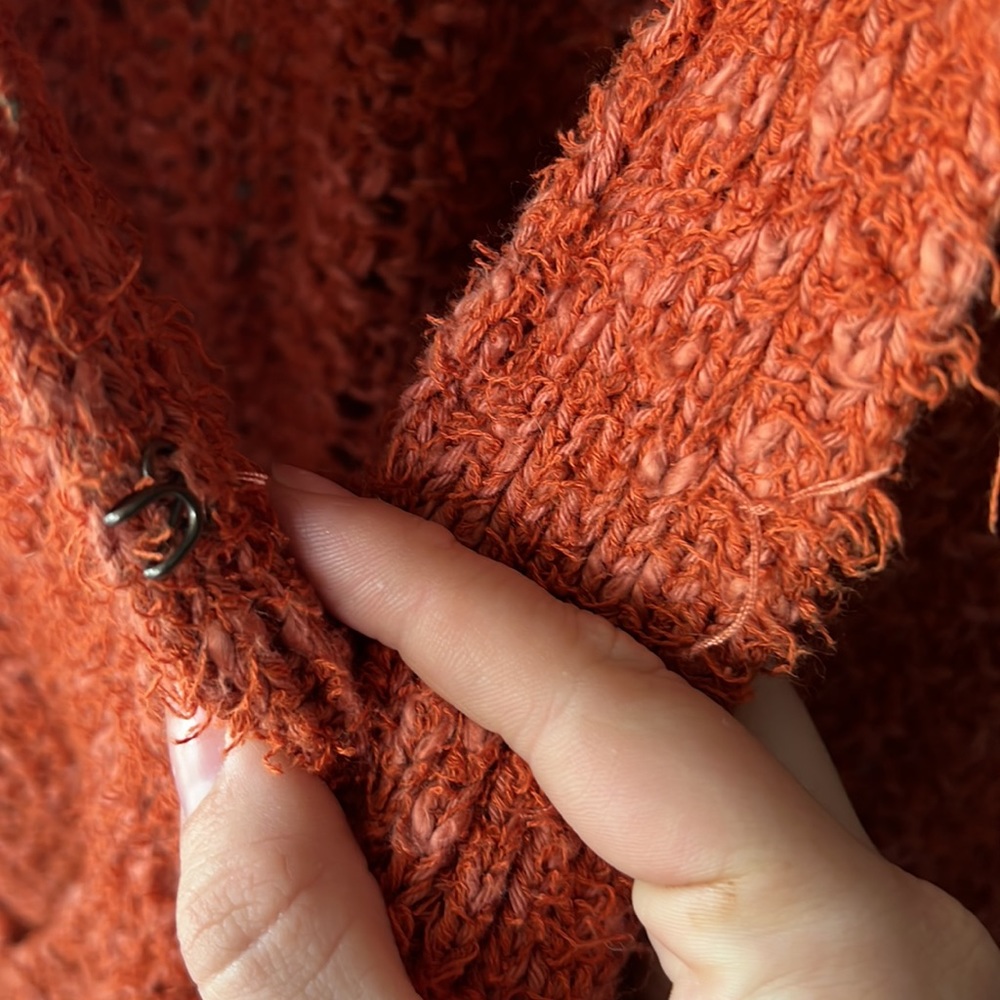 XS cozy Free People Sweater orange - Picture 4 of 4